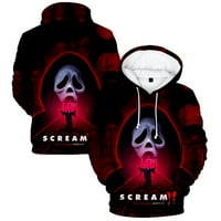 Scream IV Hoodie Horror Movie Merch Žene Muškarci Ležerne prilike dugih rukava FLIM odjeća