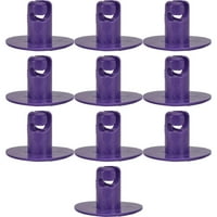 Plastična velika četverokutna učvršćivača učvršćivači Grip-Purple-Pack10