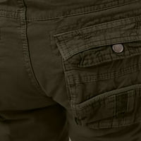 Ženske solidne gaggy hlače sa punim hlačama Hipi Panke pantalone Streetwear Jogger džepne labave kombinezone