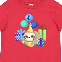 Inktastic 1. rođendan Slow poklon dječaka ili majica za bebe