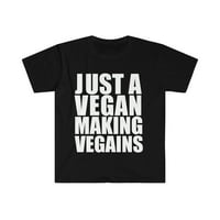 Samo veganstvom vegana unise majica Fit Vegan Workout