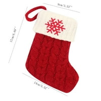 Muška čarapa Clearians Božićno pismo Štampano čarapa Privjesak za božićne ukrase Božićne torbe Socks