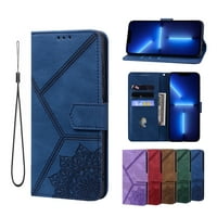 Allytech novčanik za Samsung Galaxy S ultra PU kožna reljefna mandala cvijeća torbica za torbicu s karticom