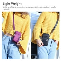 Torba za ramena za mobitel, unise mini potvrda noseći nosač telefona torbica s rukom za iPhone se pro