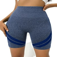 Plave aktivne dno ženske sportske kratke hlače