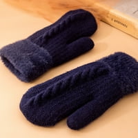 Fau krznene rukavice rukavice mittens zimske tople rukavice bez prsta mekani prst mittens FAU obloge