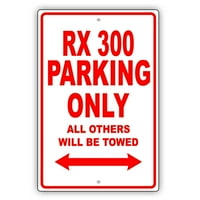 R Parking samo svi ostali bit će svučeni smiješni montirani novost garaža aluminijumski znak 8 x12 ploča