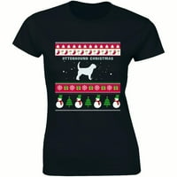 Otterhound Božić - Xmas Holiday Lover Lover Ženska ružna majica