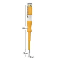 Ispitni olovci Prijenosni ravni odvijač električni alat za ručni alati LED napon Tester