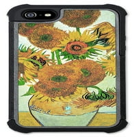 Van Gogh - Suncowers - Maksimalna zaštitna kutija za zaštitu mobitela pokrivač sa jastucima za iPhone