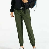 Ženske hlače za teretna hlače sa džepovima lagane brzim sušenjem putovanja planinarski pantalone