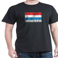 Cafepress - Luksemburg zastave pepeo siva majica - pamučna majica