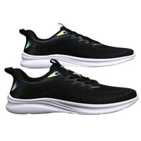 Oucaili unise trčanje mreža za šetnju cipele debele jedino tenisice Ležerne prilike prozračne trenere treneri sportovi crni 7