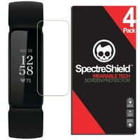 [4-pack] Specter štit zaštitnik zaslona za Fitbit Inspire Frue Frue Frue Flexible Potpuno pokrivanje