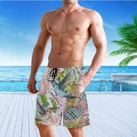 Muški modni smiješni stil multi plaže kratke hlače plivaju deblice Brzo suhe ležerne poliesterne kratke