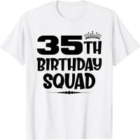 Smiješan 35. rođendanska zajednica trideset pet godina stara majica