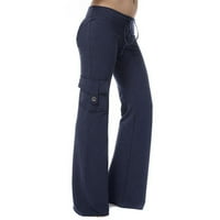 Danas ponude Youmao Ženske gaćice Elastične visoke struke Palazzo hlače Lady Bootcut Yoga Pant Stretch