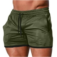 Farstey muške ljetne plaže kratki elastični pojačani džepovi za izvlačenje nacrtajući hlače opušteno