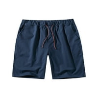 Avamo muške dno su čvrste boje plaže kratke hlače elastične struke Ljetne hlače Muške meke mini pantalone