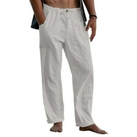 CuofOff hlače posteljina odjeća za muškarce prirodne posteljine hlače za muškarce savremeni ugodni kvalitet