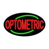 Optometrijski-stakleni neonski znak izrađen u SAD-u