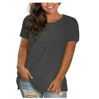 Sdjma ženska modna plus-size s majicama s kratkim rukavima na kratkim rukavima