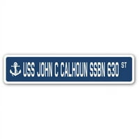 Prijava SSN-John C Calhoun SSBN in. A- Street znak - USS John C Calhoun SSBN 630