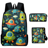 Školska torba Set Space Universe School Backpack za djevojke 6- godina Slatki ruksak školski torbica