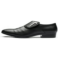 Zodanni Muške haljine cipele Formalni Oxfords Poslovna kožna cipela Muškarci Laafers Lagan klizanje
