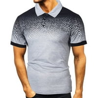 Košulje za muškarce Čišćenje modne ličnosti Muški povremeni tanki kratki rukav Dot print T Bluza i majica