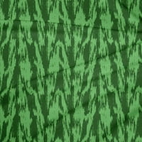 Onuone poliesterska spanda zelena tkanina životinja kožna kožna tkanina od dvorišta tiskana DIY odjeća