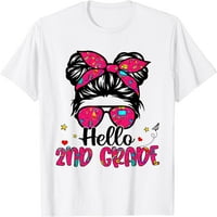 Žene vrhovi Hello 2. razreda Majica Poklon posada za zabave za zabavu TEE