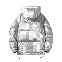 Leey-World Muške zimske kapute po mjeri zimski plus pamuk i gusta jakna labava modna jakna sa kapuljačom
