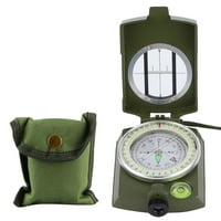 Kompas za preživljavanje, vojni zeleni američki kompas u stilu, za planinarenje na otvorenom