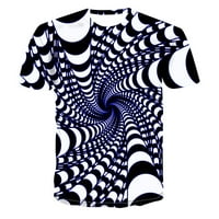 Muška majica Geometrijske majice Grafičke smiješne majice Gradijent Multicolor Print CrewNeck kratki
