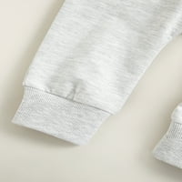 GENUISKIDS Tweatpants za dječake, elastične strukske kockiranje čvrste jesene pantalone sa džepovima
