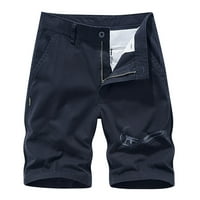 Mensshorts Clearence Sportske hlače opuštene labave hlače sa duksevima Radne kratke hlače za muškarce karirane hlače za muškarce, plave, m