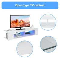 TV kabinet visoki sjaj prednji TV postor za TV sa plavom LED svjetlom za dnevni boravak