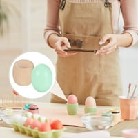 Set drveni uskršnji jaje lažno pileće jaje i držač jaja za slikanje DIY zanata