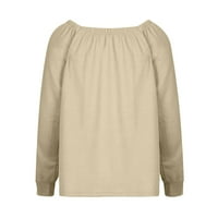 Ženski ljetni vrhovi Boemski bluza izvratnikov pulover od dna pletena pletene džemper vrhovi baggy majica