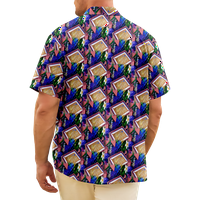 4. jula muška havajska majica USA Nacionalna zastava majica TEE grafički otisak košulje 3D Print casual