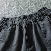 Miayilima muške teretne pantalone Muške modne casual multi džepni kopč za zatvaranje muške teretne hlače