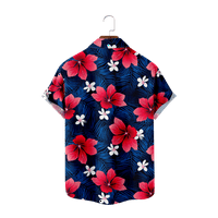 Uskršnji cvijet crtani muške košulje tiskanje plaže Kids Kids Holiday Style Hawaiian Boys Majica Moda
