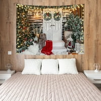 Zidna tapiserija Creative Creative Plišani tapiserija za dnevnu sobu Spavaća soba Kućni ukras za božićnu