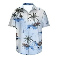 Modna muška havajska majica zabavna kratka rukava majica u majici Tropska kuća za odmor