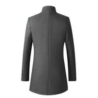Nova muška korejska kaputa jakna Muška varijantna jakna Ležerne prilike pune boje Duljina matura za