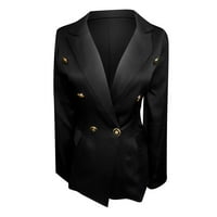 Žene Blazer-Overterwear Jednostavna klasična jakna ovratnik poklopca plaira s dugim rukavima prema dolje