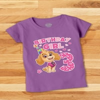 TSTARS PAW Patrol Skye Tematska majica - Girls '3. rođendanski poklon, savršen za djecu za mališana