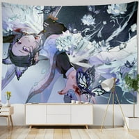 Demon Slayer pozadine zidne tapiserije Anime tapiserije viseće tkanine zidni zid viseće dekor zidne