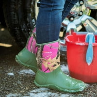 Ženske gume Vrtne čizme Vodootporno izolirane dvorište vrtlarnim cipelama srednje visine za radno mjesto